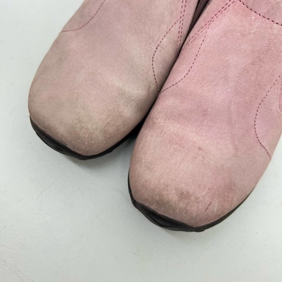 Merrell Jungle Moc Youth Jr. Dusty Rose Suede Slip On Size 7 play condition - Picture 2 of 11